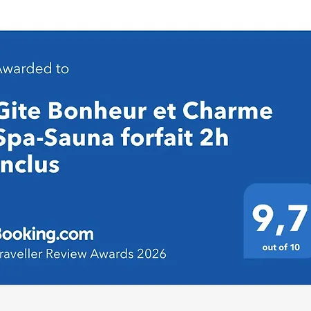 Bonheur Et Charme Spa-sauna Forfait 2h Inclus *